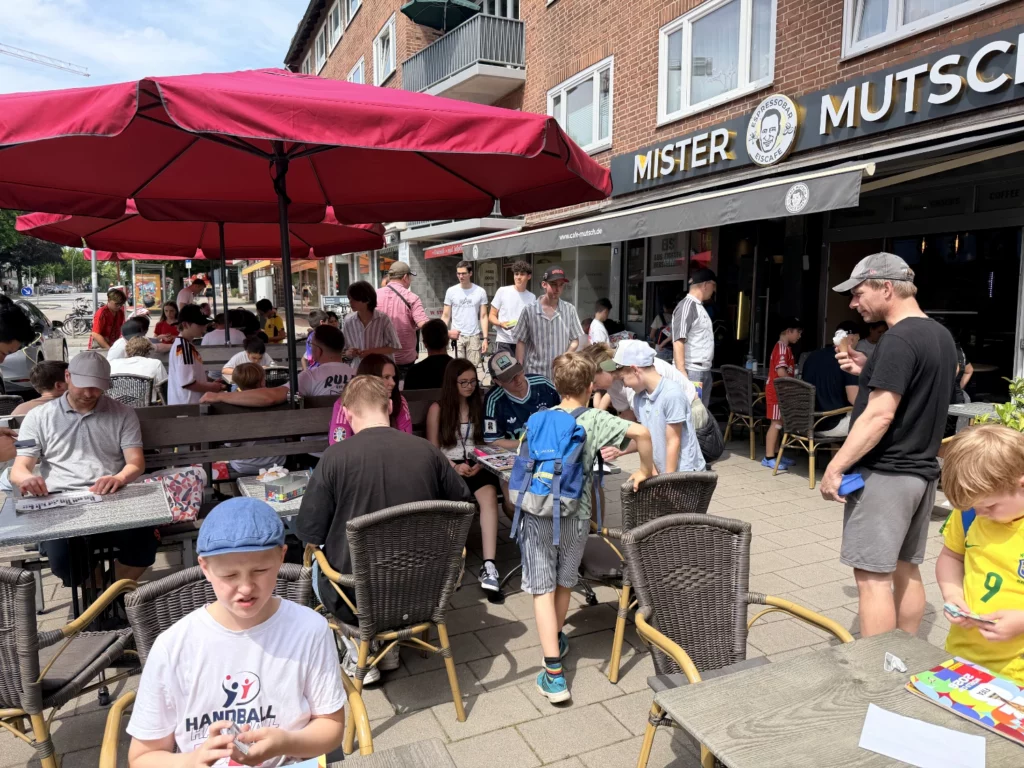 Panini-Tauschbörse in Hamburg-Fuhlsbüttel